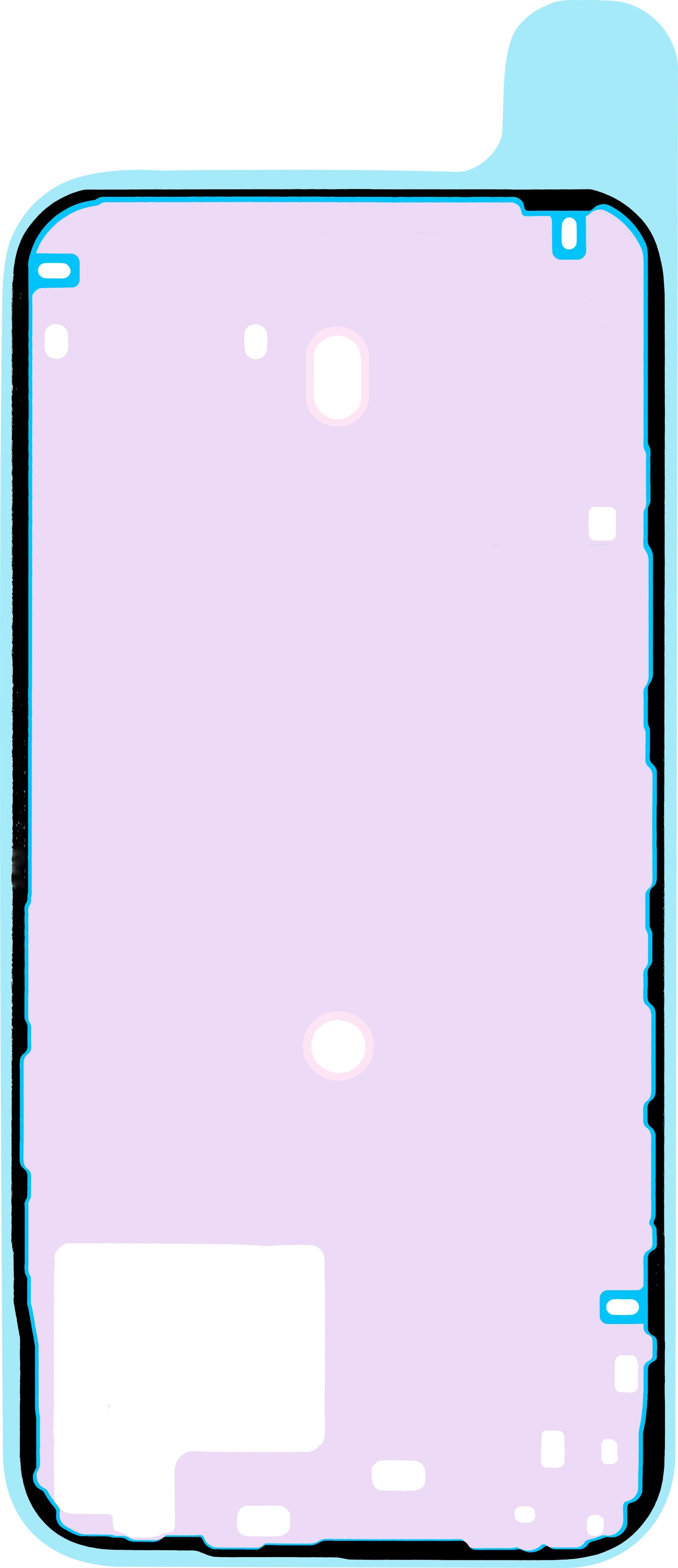 Adesivo Tampa da Bateria Apple iPhone 15 Plus, Service Pack 923-09187