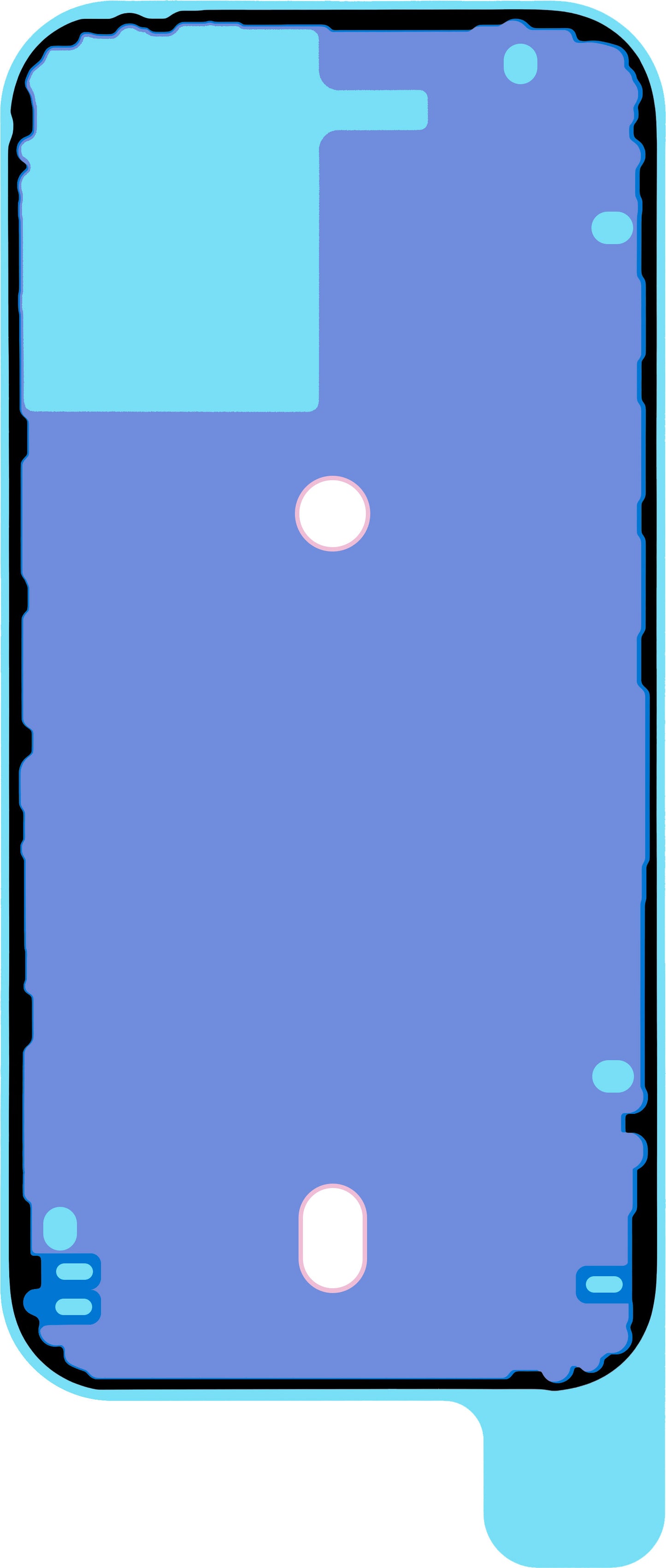 Adesivo Tampa da Bateria Apple iPhone 17, Service Pack 923-12868