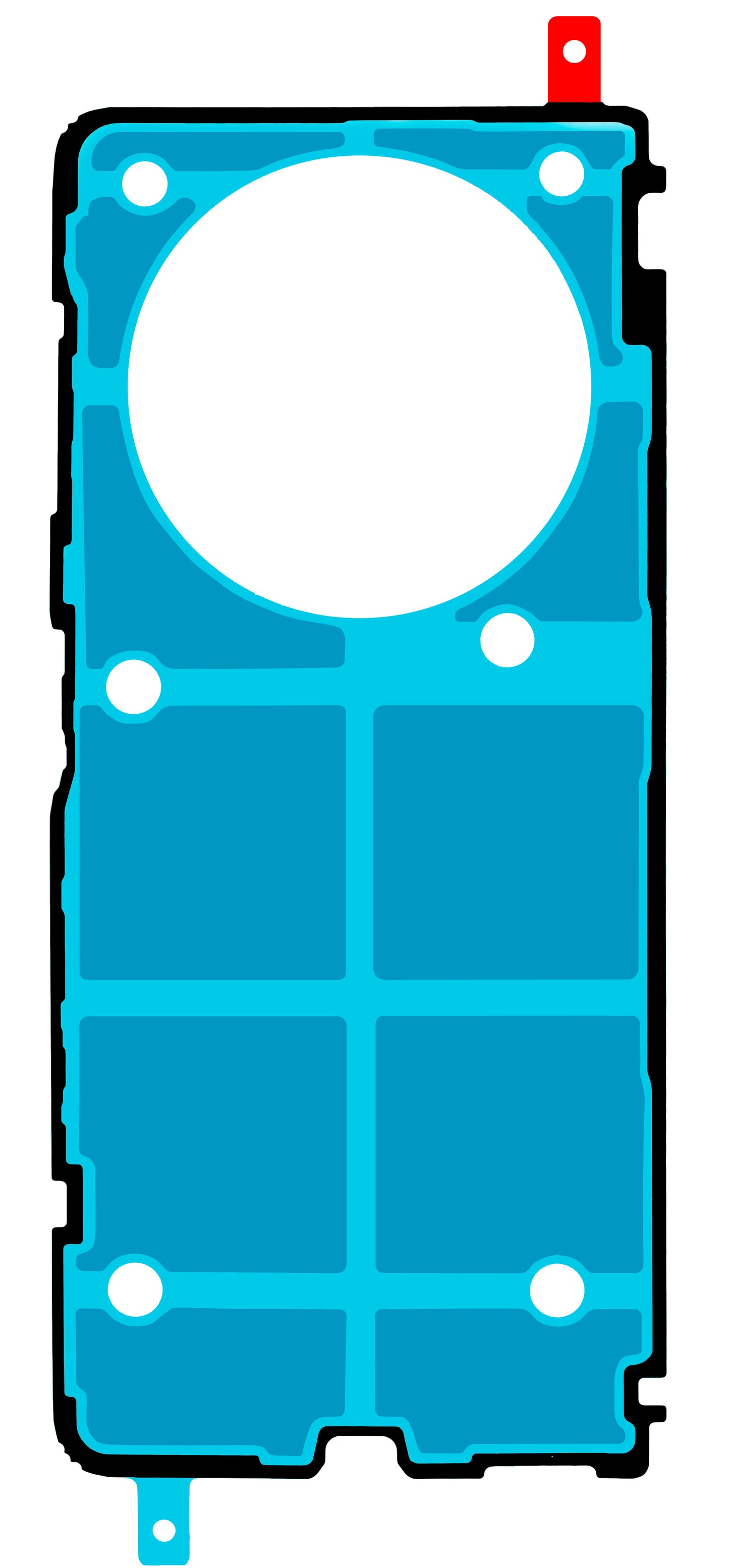 Adesivo Tampa da Bateria Honor Magic V5, Service Pack 5163AFQH