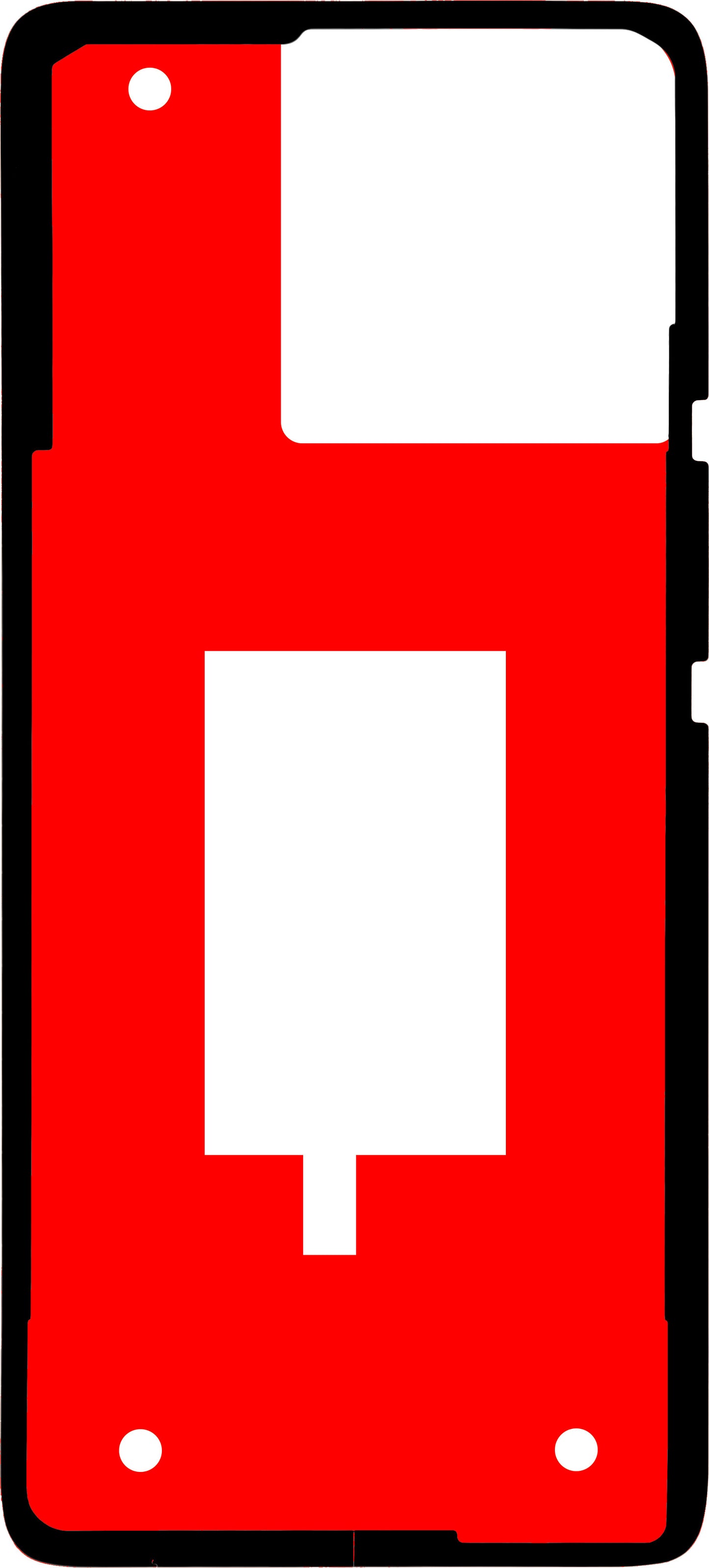 Adesivo Tampa da Bateria Motorola Edge 40, Material PMMA, Service Pack 5D78C22707