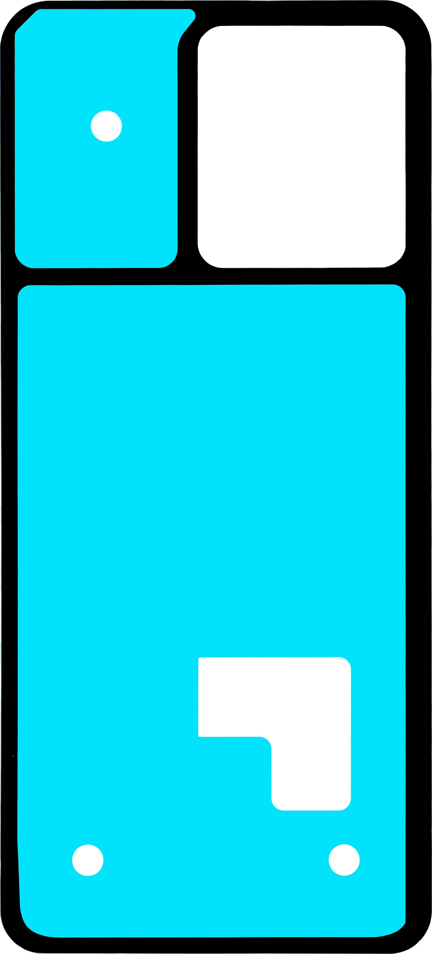 Adesivo Tampa da Bateria Motorola Edge 40 Neo, Service Pack 5D78C23510