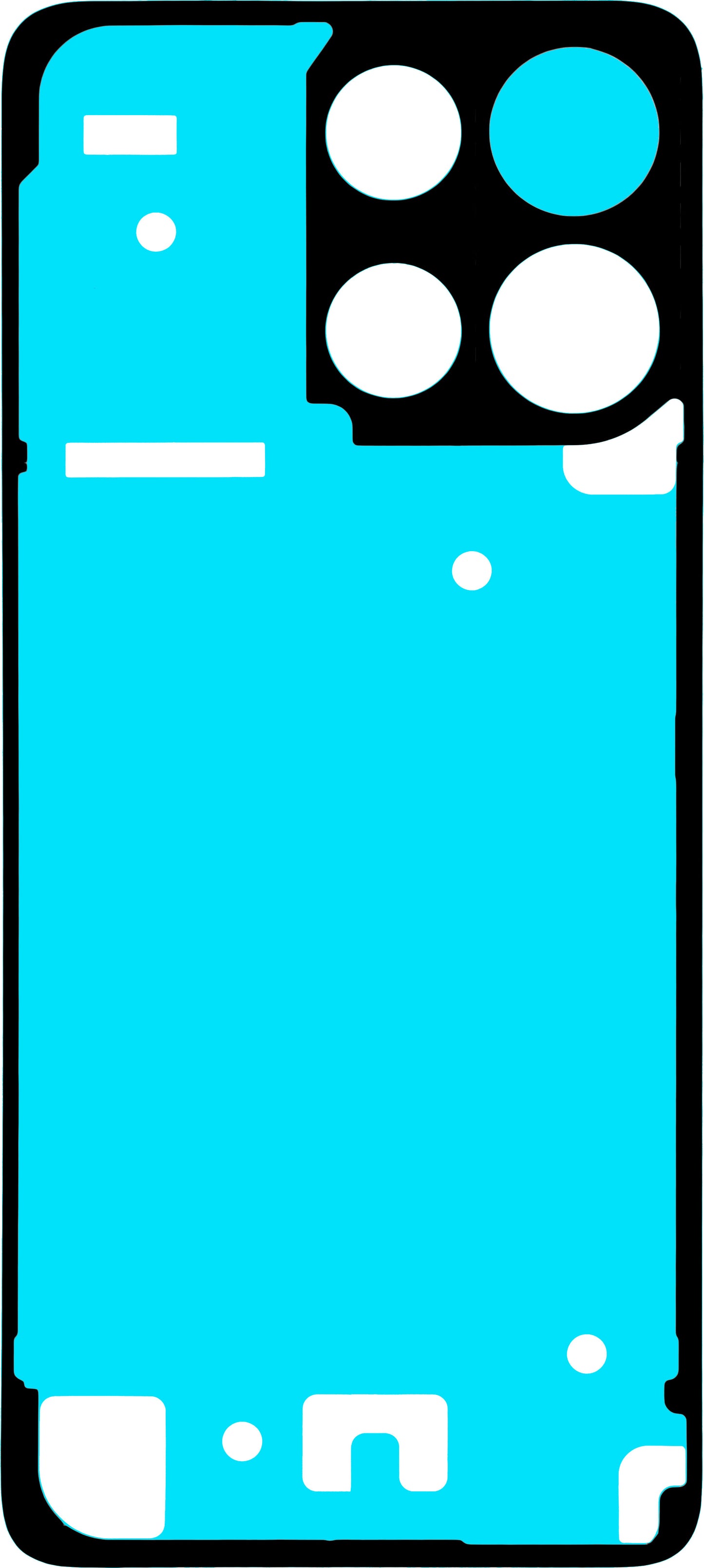 Adesivo Tampa da Bateria Motorola Moto G15 / G15 Power, Service Pack 5948C29252