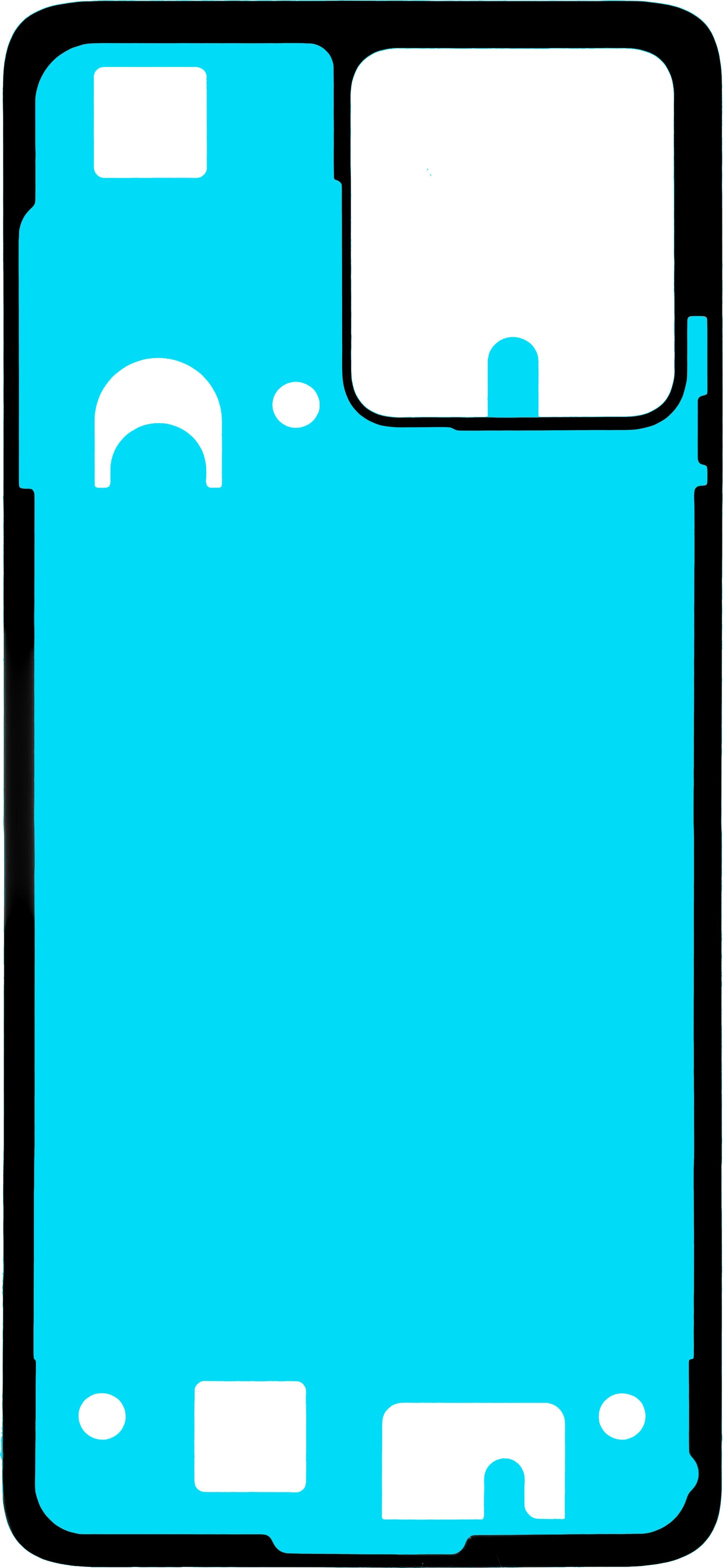 Adesivo Tampa da Bateria Motorola Moto G84, Service Pack 5D78C24244