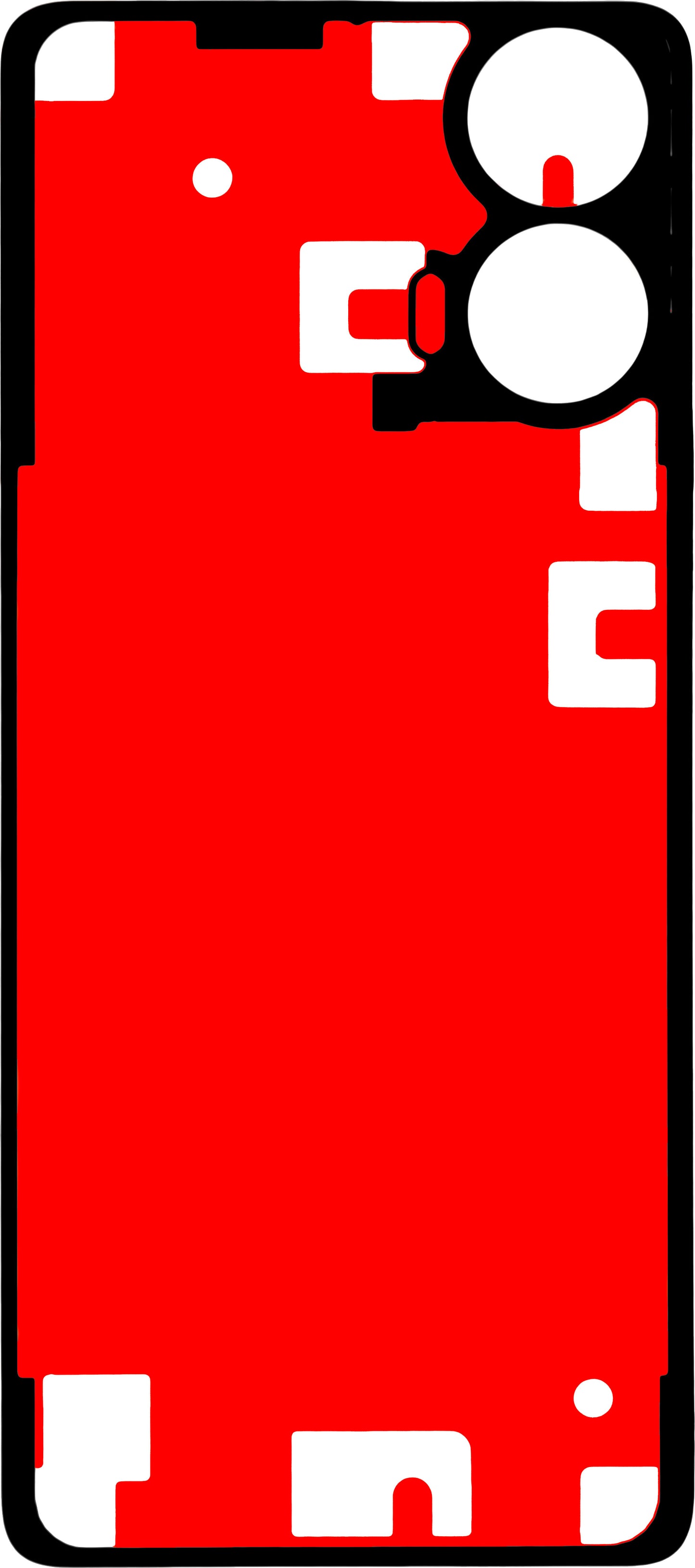 Adesivo Tampa da Bateria Motorola Moto G24, Service Pack 5D78C23855