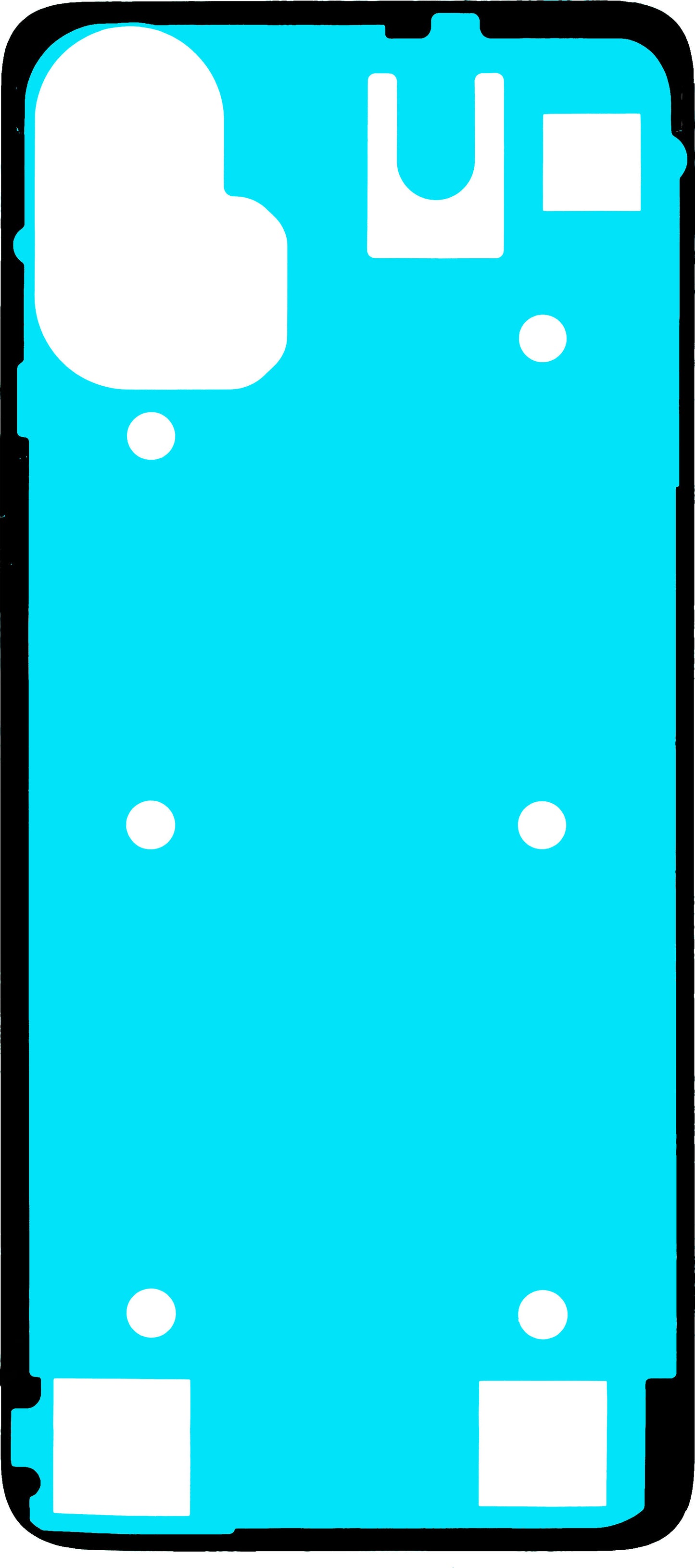 Adesivo Tampa da Bateria Motorola Moto G34, Service Pack 5D78C23682