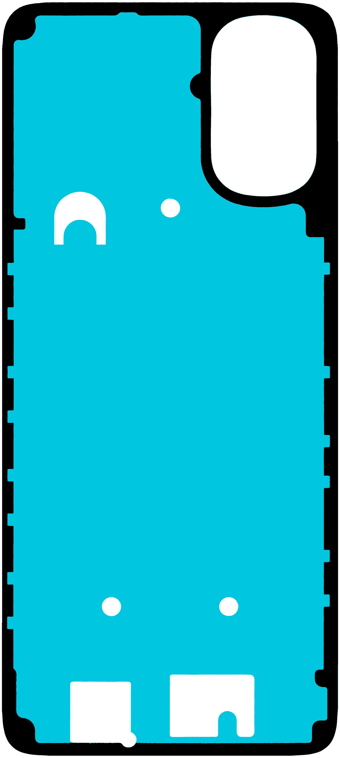 Adesivo Tampa da Bateria Motorola Moto E32s / G22, Service Pack 5D78C20746