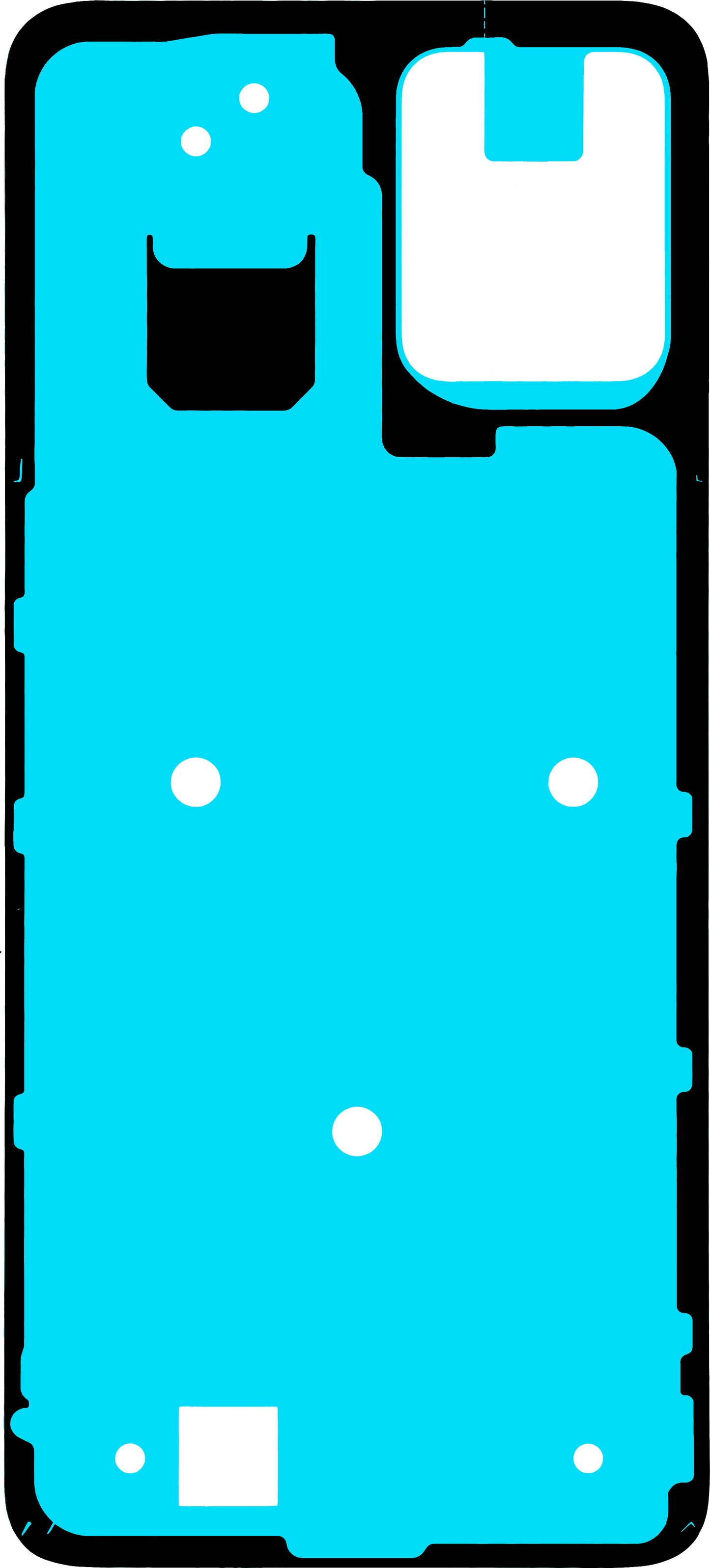 Adesivo Tampa da Bateria Motorola Moto G23, Service Pack 5D78C22491