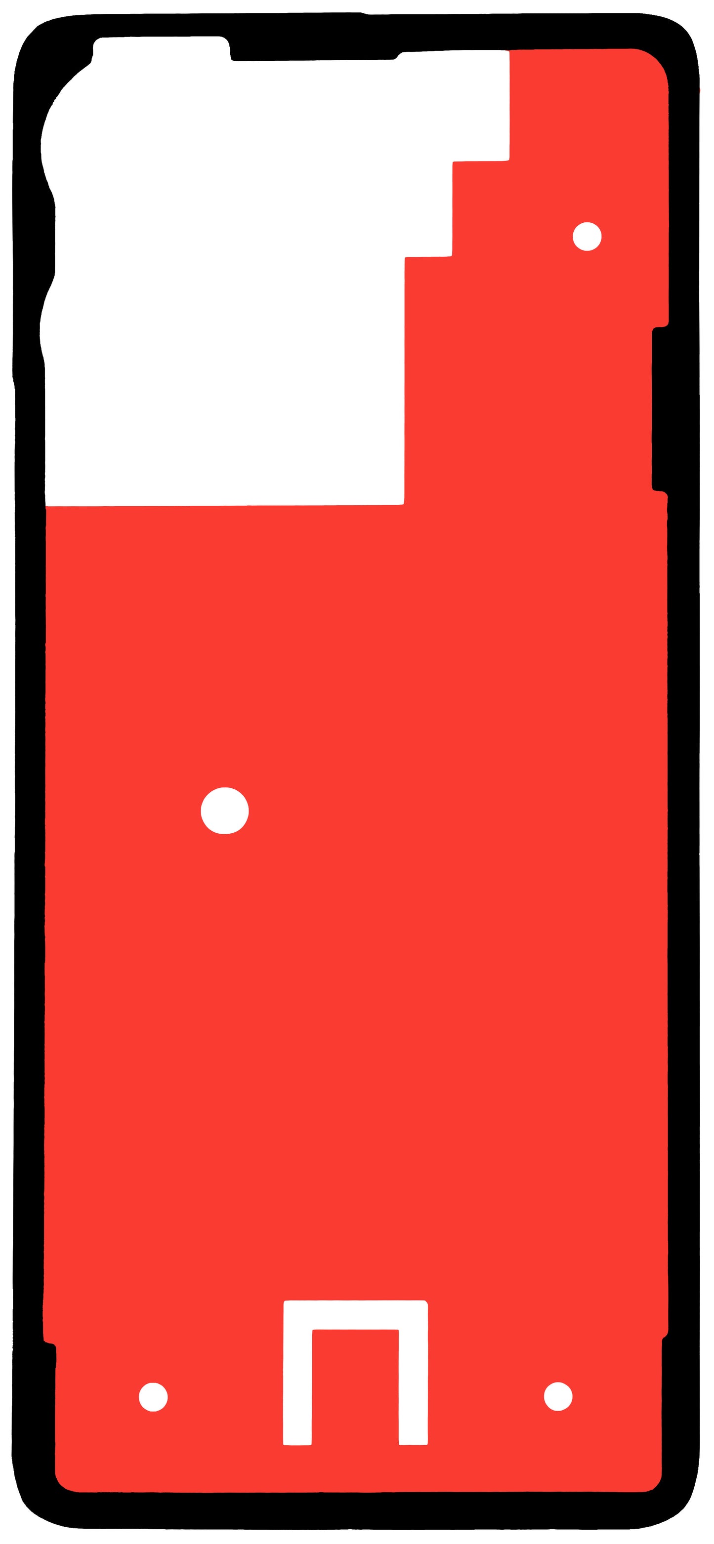 Adesivo Tampa da Bateria Motorola Moto G86 Power, Service Pack 5948C30670