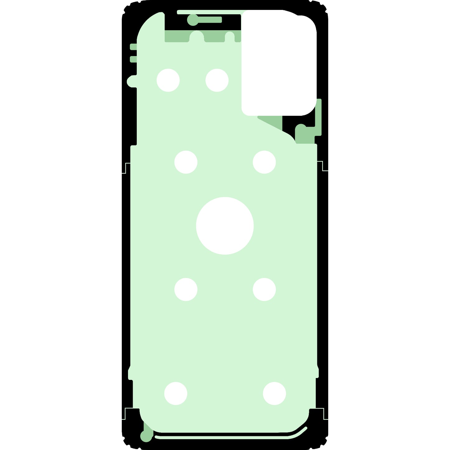 Adesivo Tampa da Bateria Samsung Galaxy A51 5G A516, Service Pack GH81-18660A
