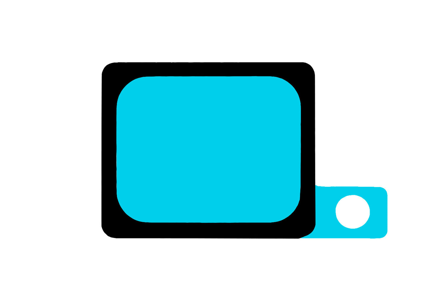 Adesivo Difusor Honor X7d 5G / 400 Smart 5G, Service Pack 9707ACAT