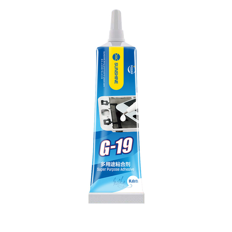 Cola Líquida Sunshine G-19, 50ml, Branca