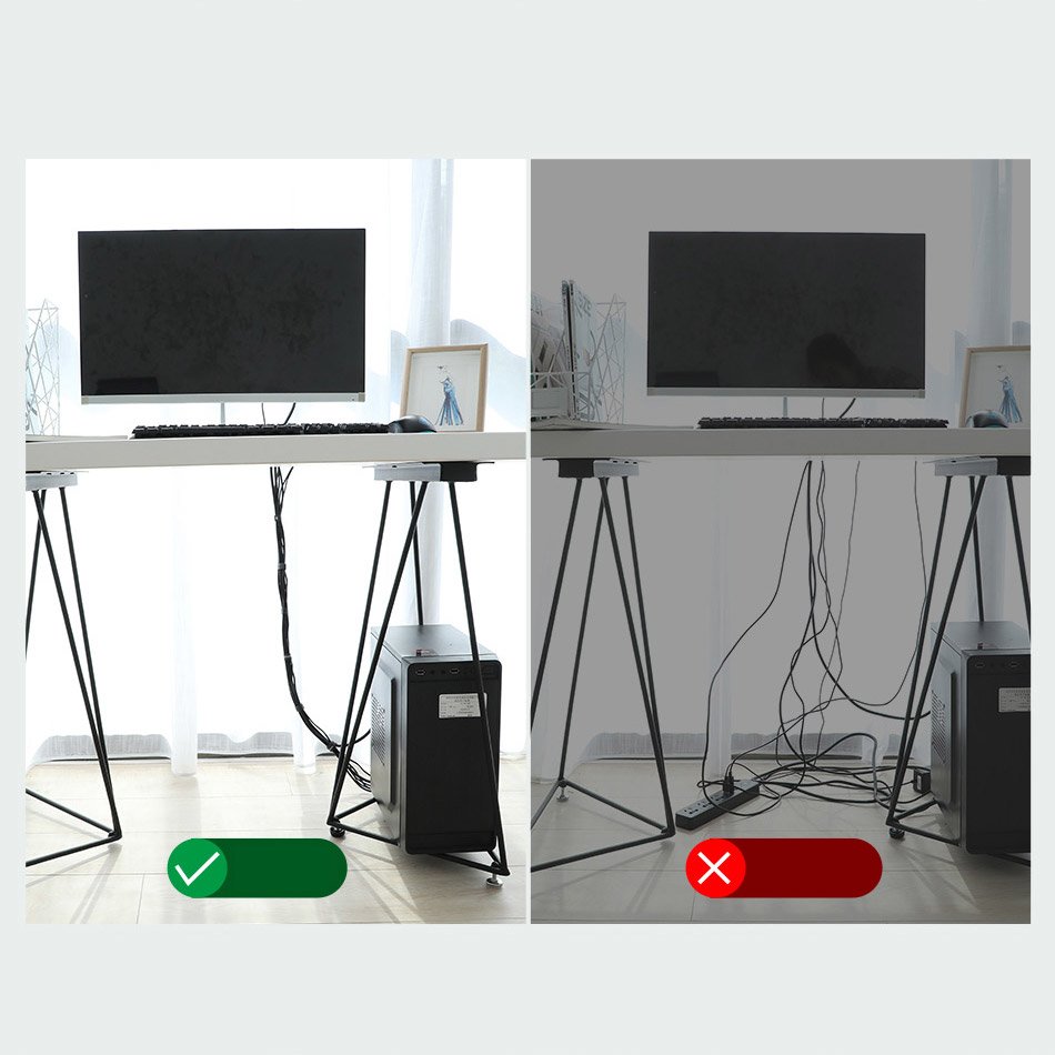 Organizador de Cabos Baseus Circle, Velcro, 3m, Preto ACMGT-F01