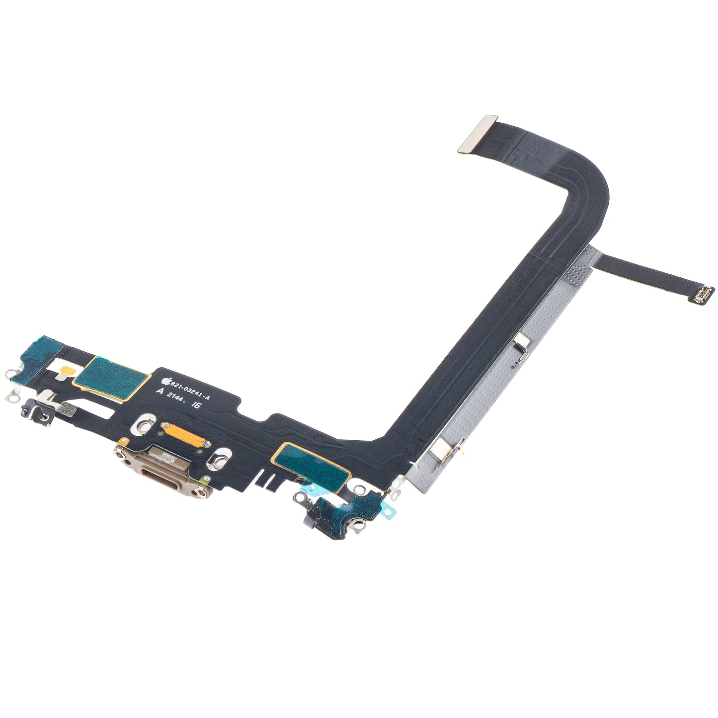 Fita com Conector de Carregamento - Microfone Apple iPhone 13 Pro Max, Dourado