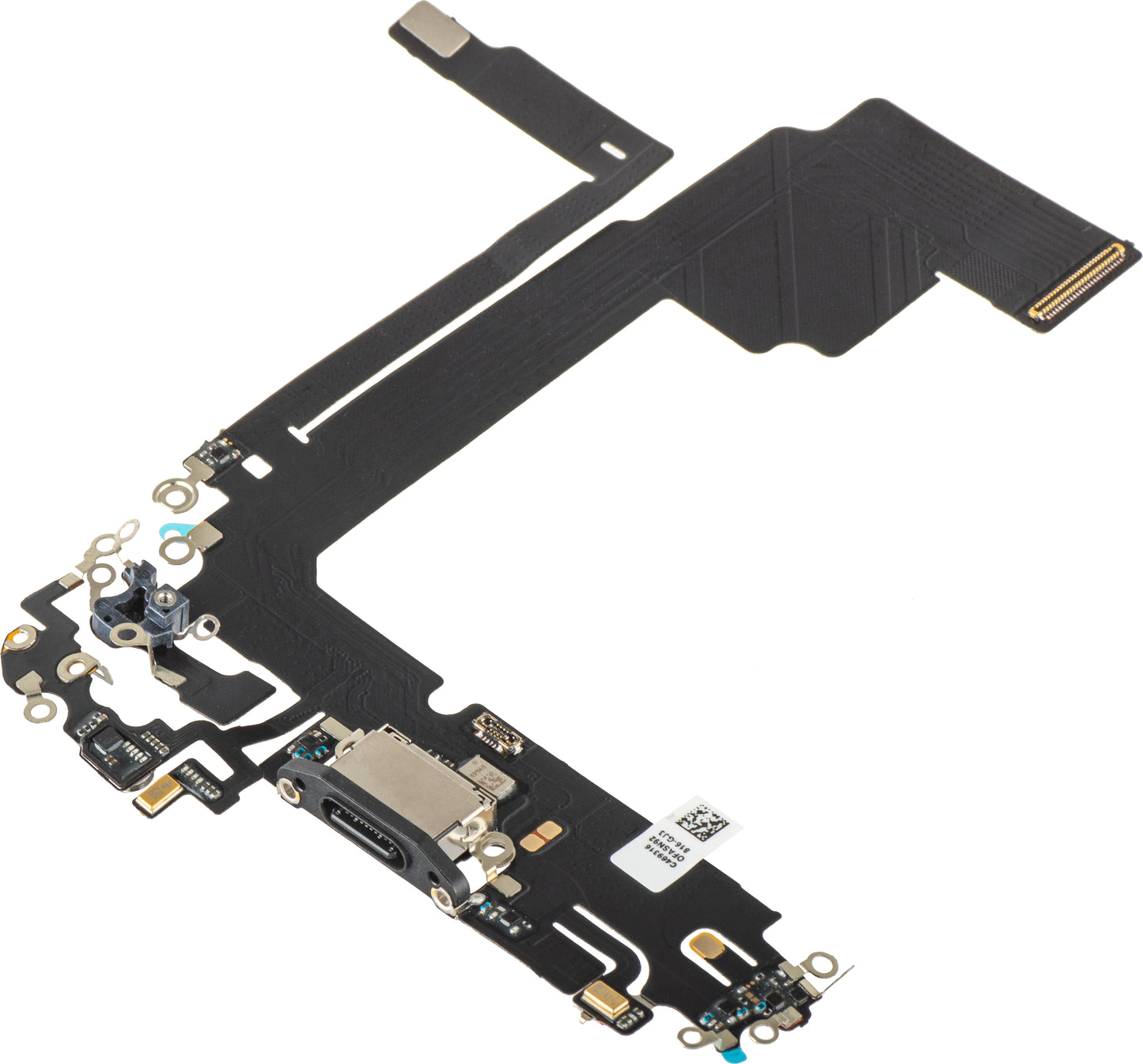 Cabo com Conector de Carregamento - Microfone Apple iPhone 15 Pro Max, Preto