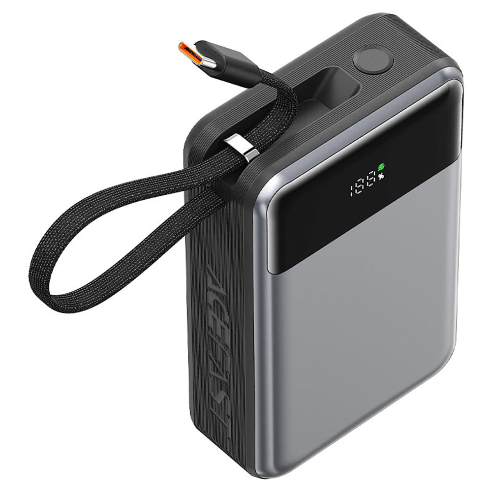Bateria Externa Acefast M21, 20000mAh, 65W, QC + PD, 1 x USB-A - 2 x USB-C, Preta