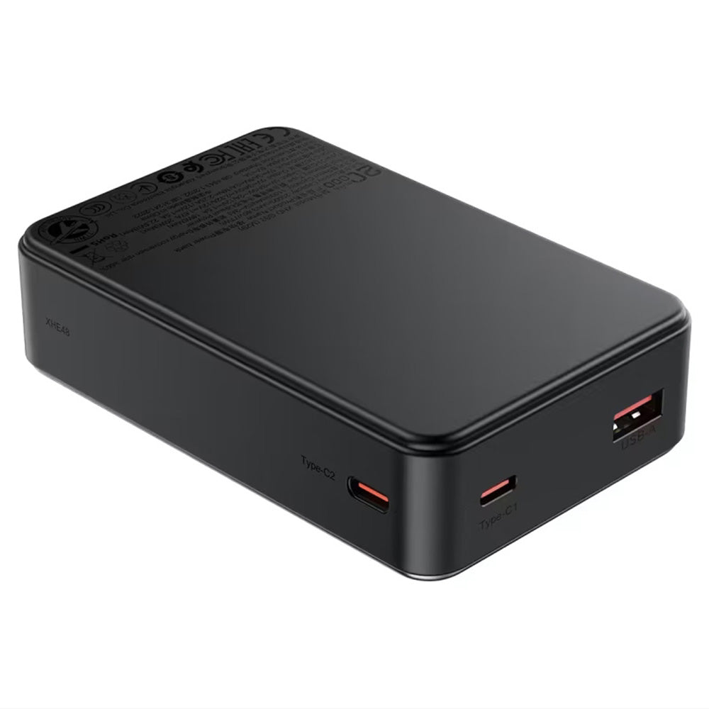 Bateria Externa Acefast M29, 20000mAh, 22.5W, QC + PD, 1 x USB-A - 2 x USB-C, Preta