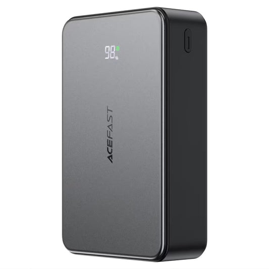 Bateria Externa Acefast M29, 20000mAh, 22.5W, QC + PD, 1 x USB-A - 2 x USB-C, Preta