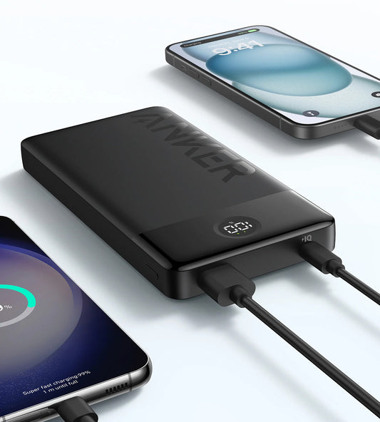 Bateria externa Anker PowerCore 326, 20000mAh, 15W, 1 x USB-A - 1 x USB-C, preto A1367G11