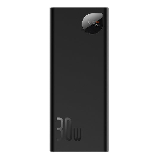Bateria externa Baseus Adaman, 20000mAh, 30W, QC + PD, 1 x USB-C - 2 x USB-A, preto PPAD030001 PPAD030001