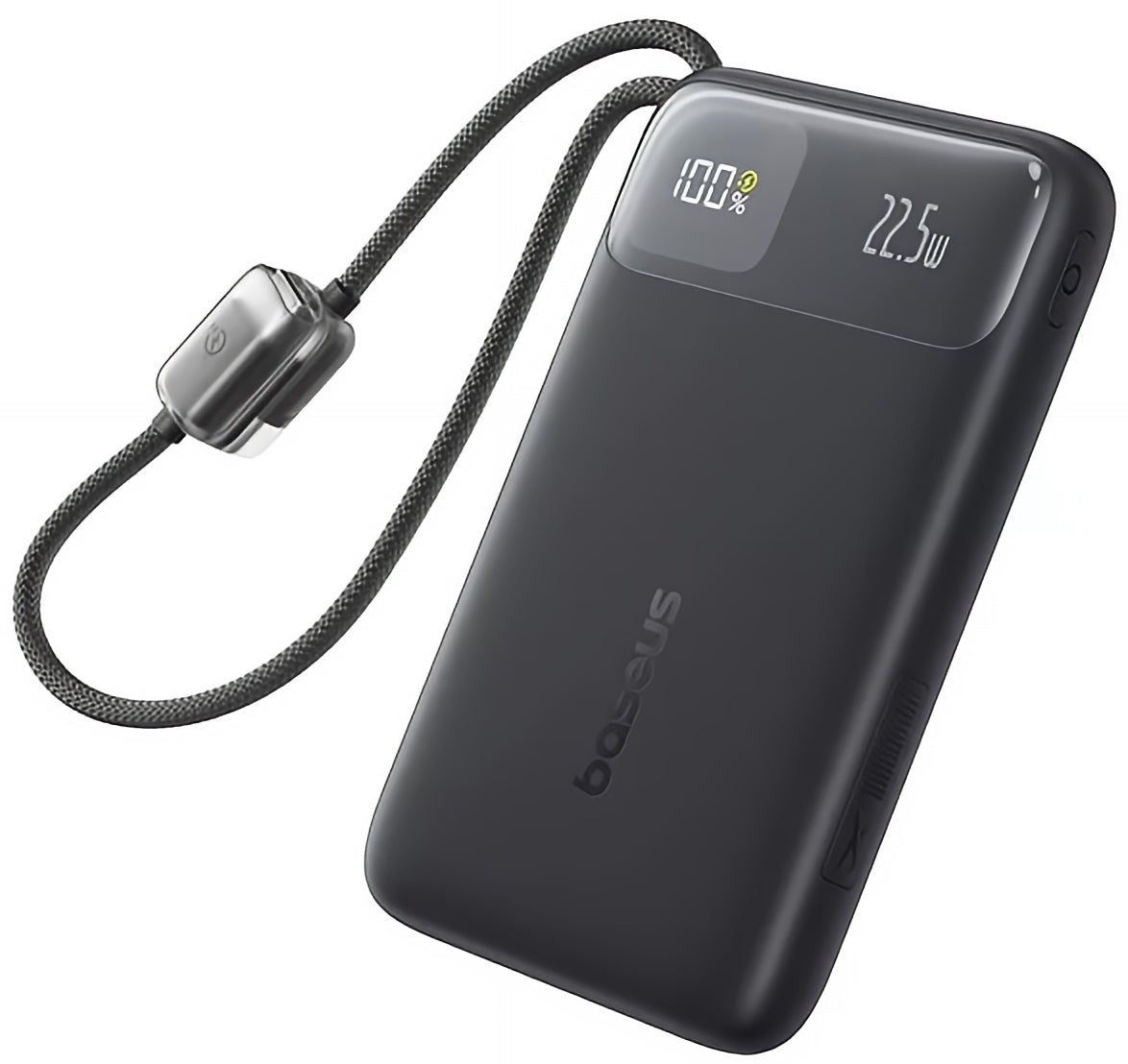 Bateria Externa Baseus EnerFill FC11, 10000mAh, 22.5W, QC + PD, 1 x Lightning - 1 x USB-A - 2 x USB-C, Preta E0027R04