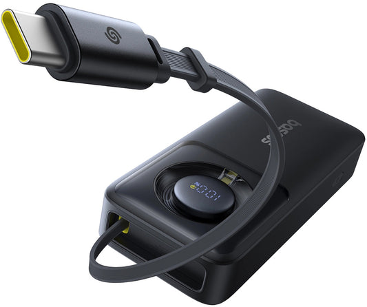 Bateria Externa Baseus OS Free2Pull, 10000mAh, 30W, PD, 2 x USB-C, Preta P10073701123-00