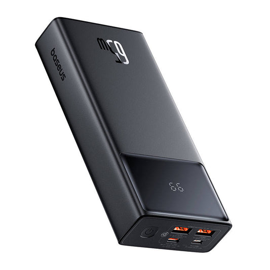 Bateria externa Baseus Star Lord, 20000mAh, 65W, QC + PD, 1 x USB-C - 2 x USB-A, preto P1002290906113113-00