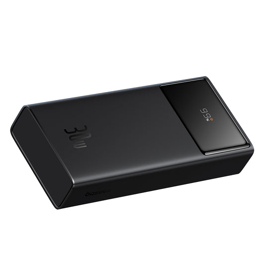 Bateria Externa Baseus Star Lord, 20000mAh, 30W, QC + PD, 1 x USB-C - 2 x USB-A, Preta P10022904113-00