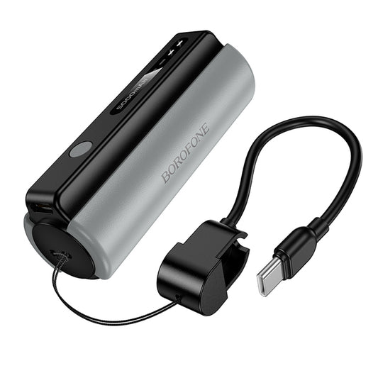 Bateria Externa Borofone BJ87 Star, 5000mAh, 10W, 1 x USB-C, Cinzento