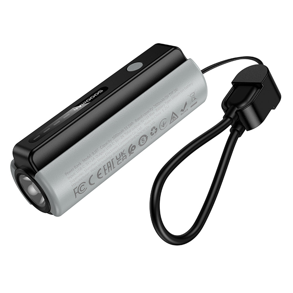 Bateria Externa Borofone BJ87 Star, 5000mAh, 10W, 1 x USB-C, Cinzento