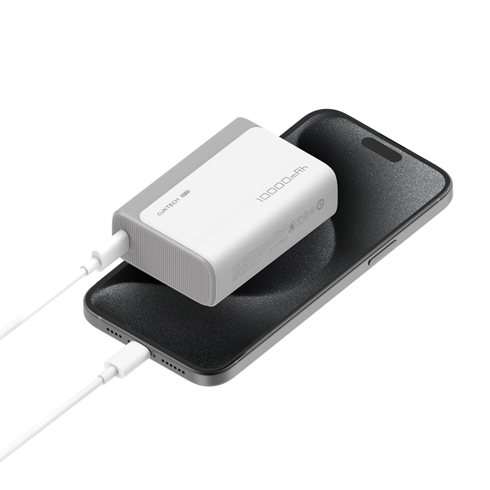 Bateria Externa Cuktech CP13, 10000mAh, 30W, QC + PD, 1 x USB-A - 1 x USB-C, Rosa CUK0PB100DPK