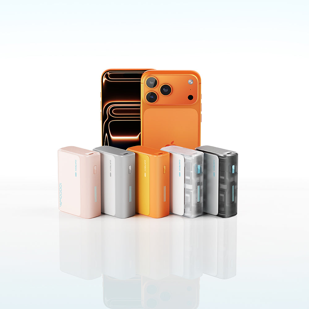 Bateria Externa Cuktech CP13, 10000mAh, 30W, QC + PD, 1 x USB-A - 1 x USB-C, Rosa CUK0PB100DPK