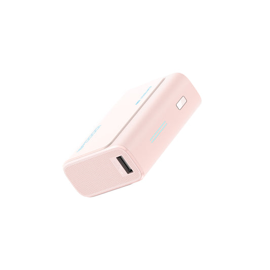 Bateria Externa Cuktech CP13, 10000mAh, 30W, QC + PD, 1 x USB-A - 1 x USB-C, Rosa CUK0PB100DPK