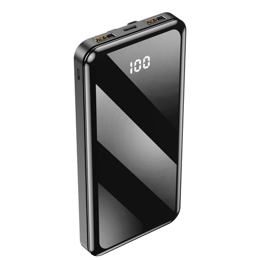 Bateria externa Forever TB-411, 10000mAh, 10W, 1 x Lightning - 1 x microUSB - 1 x USB-C - 2 x USB-A, preto