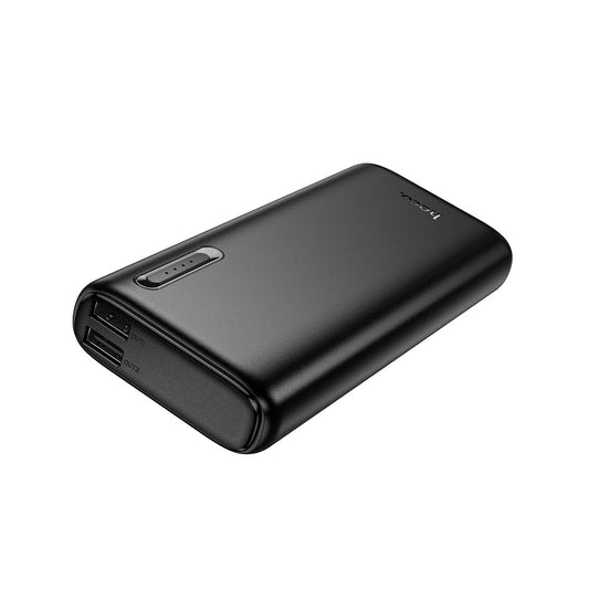 Bateria Externa HOCO J158A, 10000mAh, 10W, 2 x USB-A, Preta