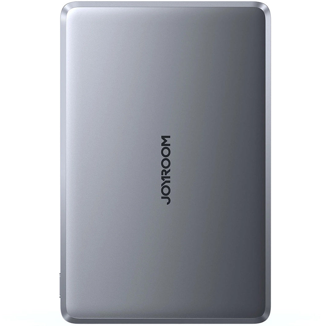 Bateria Externa Wireless Joyroom JR-PBM08, 5000mAh, 20W, PD + FQI, 1 x QI - 1 x USB-C, Cinzento