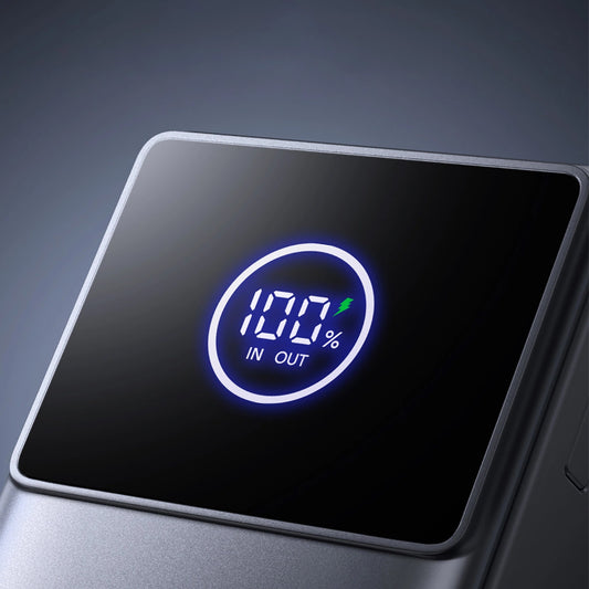 Bateria Externa Joyroom JR-PR1, 10000mAh, 22.5W, PD, 2 x USB-C, Cinzento