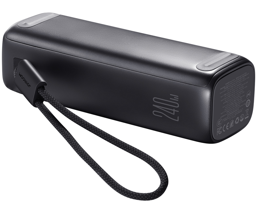 Bateria Externa Joyroom PODIX PR70, 25000mAh, 240W, QC + PD, 1 x USB-A - 3 x USB-C, Preta