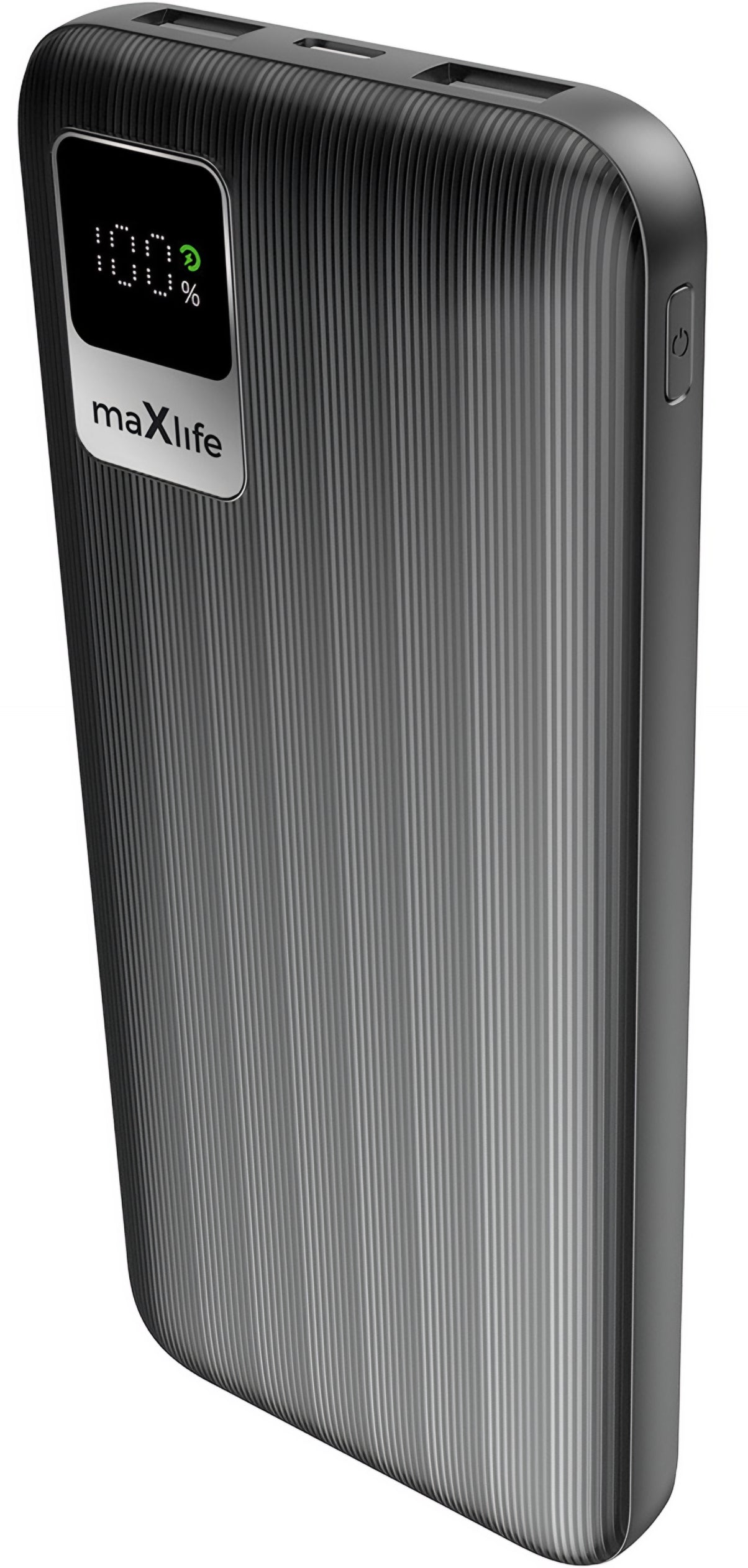 Bateria Externa MaXlife MXPB-07, 10000mAh, 10W, 2 x USB-A, Preta