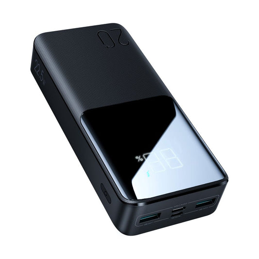 Bateria Externa Joyroom, 20000mAh, 22.5W, QC + PD, 1 x USB-C - 2 x USB-A, Preta JR-QP192