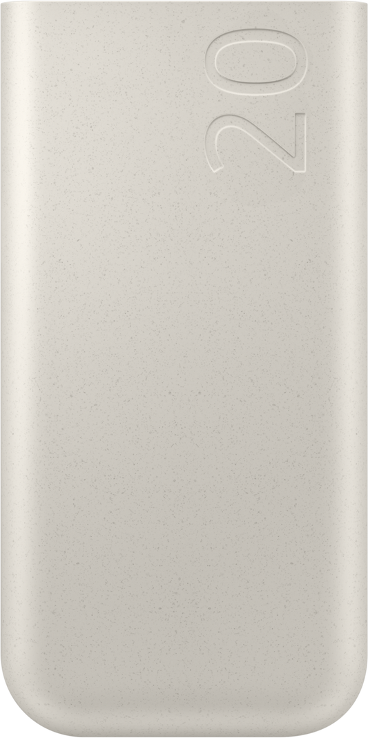 Bateria externa Samsung, 20000mAh, 45W, PD, 3 x USB-C, Bege EB-P4520XUEGEU