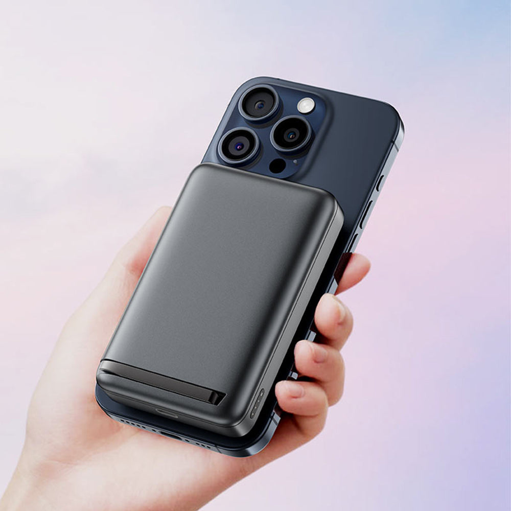 Bateria Externa Wireless Acefast M11, 10000mAh, 30W, PD + FQI, 1 x QI - 1 x USB-C, Preta