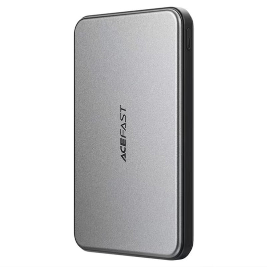 Bateria Externa Wireless Acefast M30, 5000mAh, 20W, PD + FQI, 1 x QI - 2 x USB-C, Preta