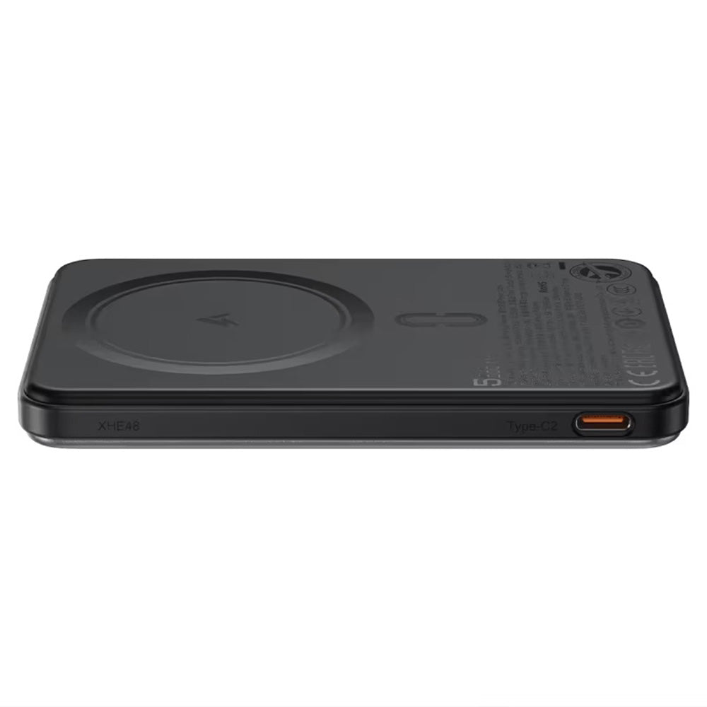 Bateria Externa Wireless Acefast M30, 5000mAh, 20W, PD + FQI, 1 x QI - 2 x USB-C, Preta