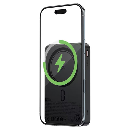 Bateria Externa Wireless Acefast M31, 10000mAh, 22.5W, QC + PD + FQI, 1 x QI - 1 x USB-A - 2 x USB-C, Preta