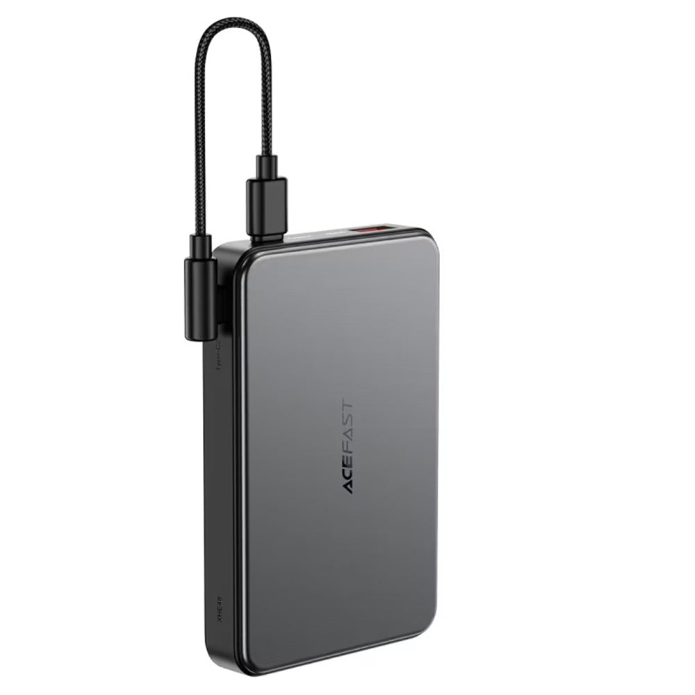 Bateria Externa Wireless Acefast M31, 10000mAh, 22.5W, QC + PD + FQI, 1 x QI - 1 x USB-A - 2 x USB-C, Preta