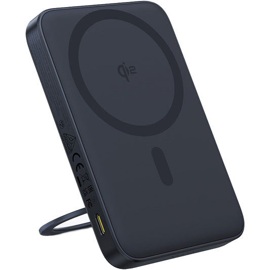 Bateria Externa Wireless Baseus PicoGo, 5000mAh, 20W, PD + FQI, 1 x QI - 1 x USB-C, Preta P10076802123-00