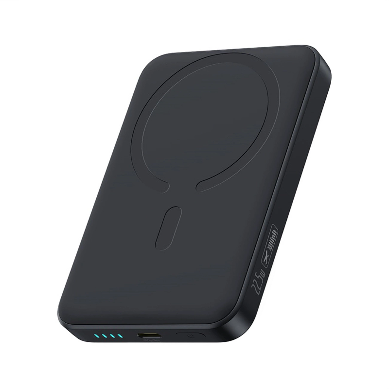 Baseus EnerFill FM11 Ultra-Mini Wireless External Battery, 10000mAh, 22.5W, PD + FQI, 1 x QI - 1 x USB-C, Black P1008210E123-00