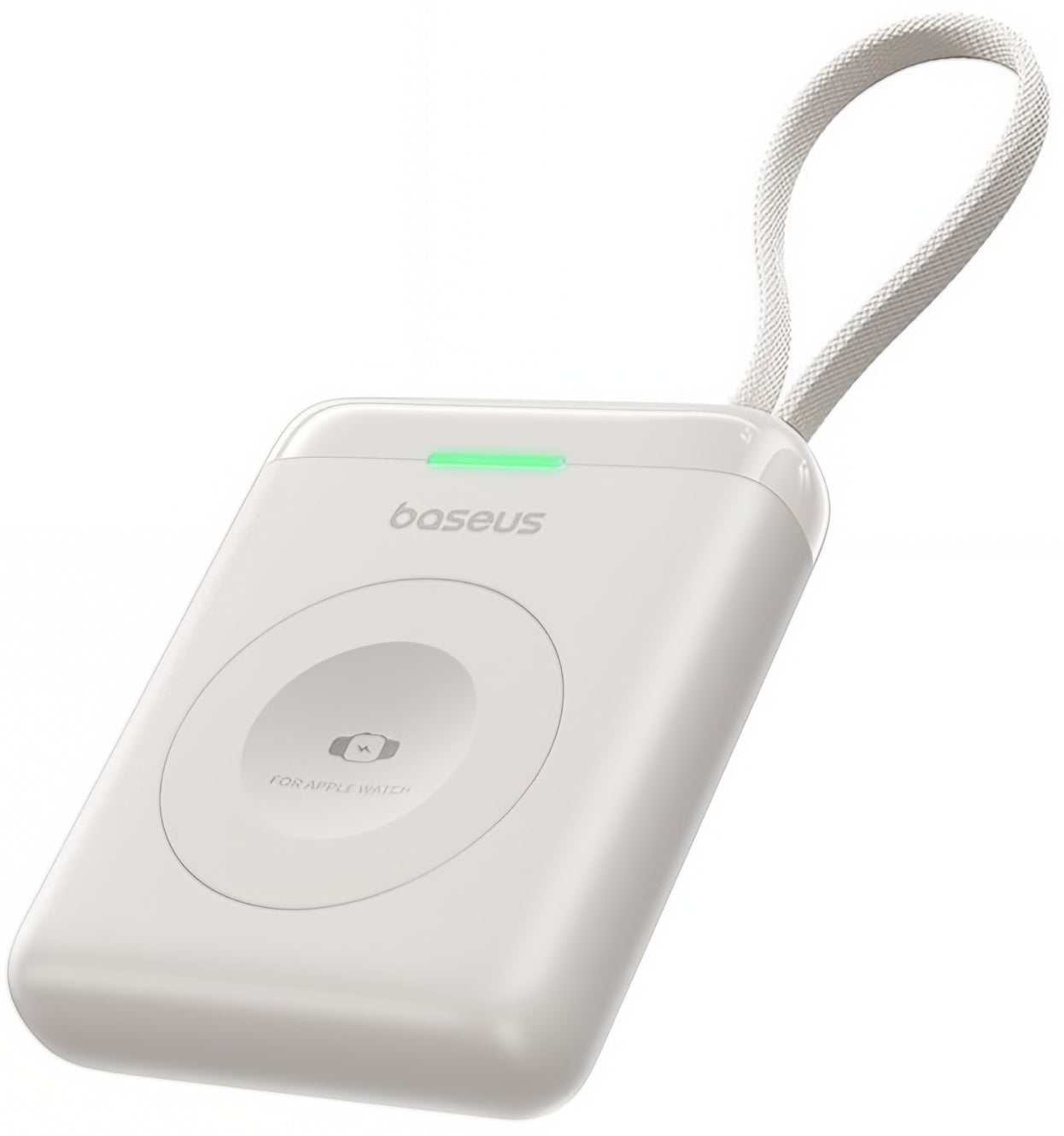 Bateria Externa Wireless Baseus EnerFill FW11 para Apple Watch Series, 1640mAh, 5W, 1 x QI, Branco E0205302