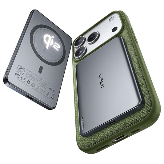 Bateria Externa Wireless Lisen L601 Pro, 5000mAh, 22.5W, PD + FQI, 1 x QI - 1 x USB-C, Cinzento YL0325090011