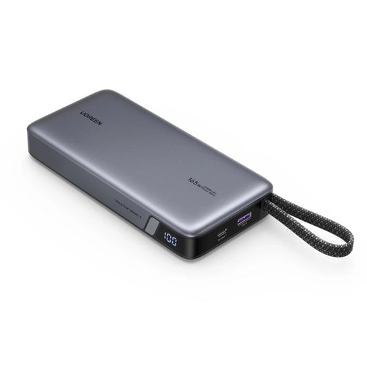 Bateria Externa UGREEN PB726 (55995B), 25000mAh, 165W, QC + PD, 1 x USB-A - 3 x USB-C, Cinzento